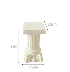 antique pillar candle light stand