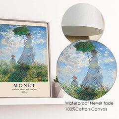 claude monet landscapes canvas wall art prints aesthetic poster roomtery